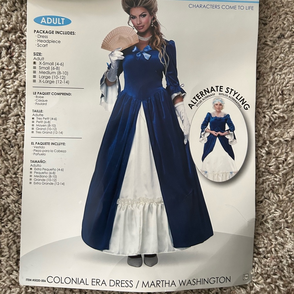 Martha Washington costume